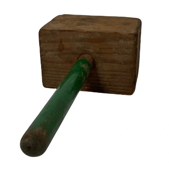 Vintage Kitchen Mallet Wood Handmade Crafted Primitive Antique Farmhouse Decor